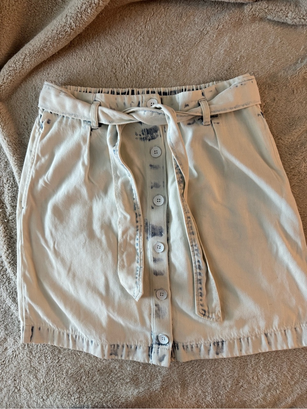 Anthropologie Cloth & Stone Blue and White Skirt